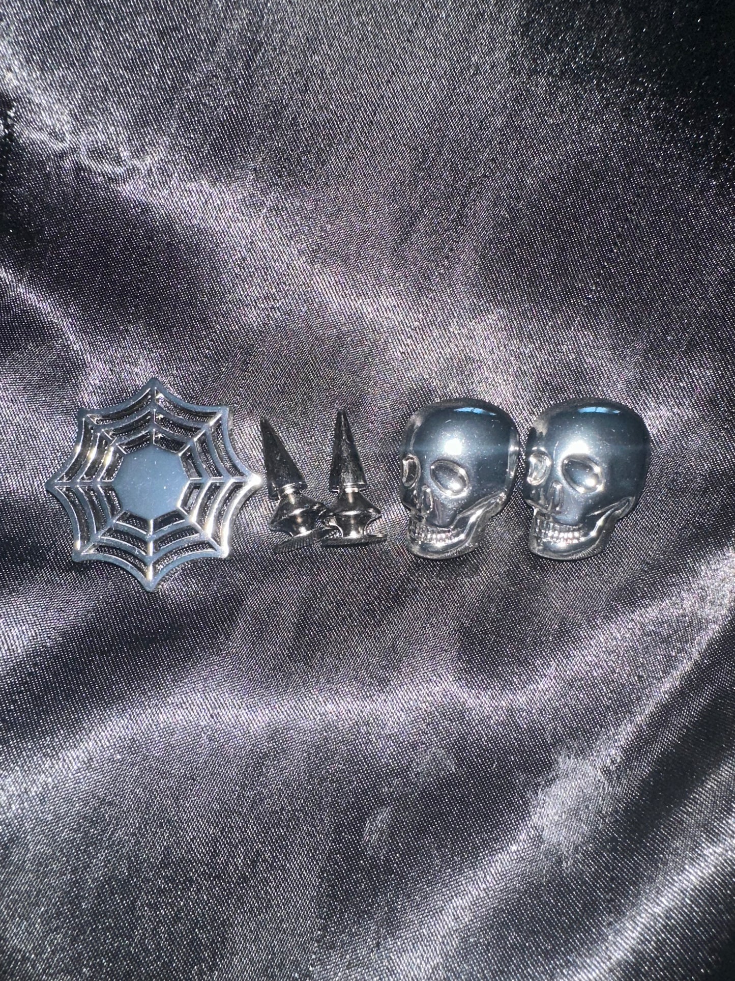 Silver punk set