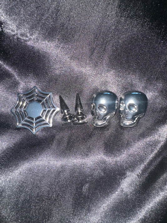Silver punk set